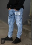 All for Kids spodnie dla chłopca dzianina jeans niebieskie