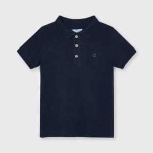 150-050 Mayoral koszulka polo basic granat dla chłopca