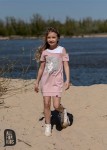 All for Kids sukienka różowa krótki rękaw