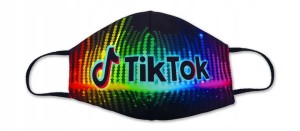 Maseczka dwuwarstwowa dziecięca TikTok 