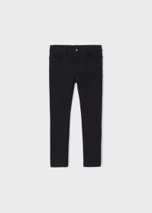 Spodnie Mayoral skinny fit dla dziewczynki czarne  128-134 12-00511-015