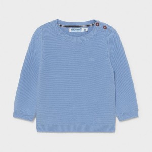Sweter chłopięcy Mayoral błękitny niebieski 92-98 303-31