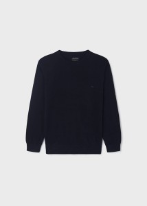Granatowy sweter bawełniany Mayoral chłopięcy 140-152-354-71