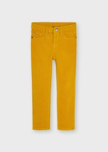 Spodnie Mayoral slim fit sztruksowe miodowe 104-116-122 537-33