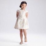 Elegancka sukienka wizytowa Mayoral beż cekiny 3923-98-104-110-116-122-128-134