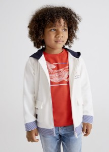 Bluza chłopięca Mayoral złamana biel marine kotwica 3409-90-122-134