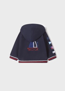Bluza chłopięca Mayoral z łódką granatowa marine 1406-90-74-80-98