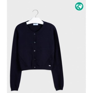Sweter granatowy rozpinany Mayoral dziewczecy 140-152-7332-18