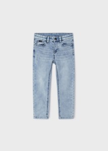 Spodnie Mayoral chłopięce soft jeans slim fit super miękkie jasny niebieski 3519-93-104-110-116-122