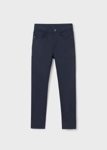 Spodnie Mayoral slim fit granatowe dla chłopaka 140-152-13-00582-026