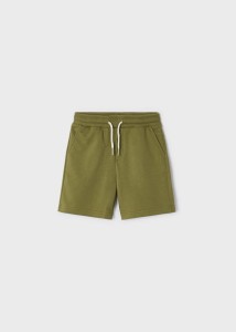 Krótkie spodenki Mayoral bawełniane khaki oliwka 122-23-00611-016