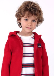 Bluza rozpinana chłopięca Mayoral czerwona 110-116-122-128-13-04444-067
