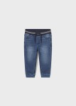 Spodnie Mayoral chłopięce joggery soft denim niebieskie miękkie 92-98-13-02539-067