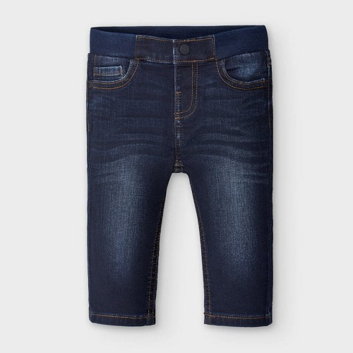 10-00030-025 Mayoral baby długie spodnie ciemny jeans na gumie granat.jpg