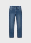 Długie spodnie jeansowe slim fit Mayoral Nukutavake miękkie niebieskie 160-166-24-06516-012