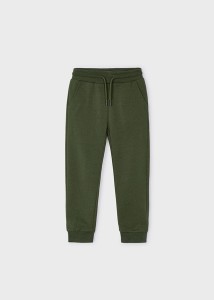 Sportowe spodnie dresowe chłopięce Mayoral khaki 128-14-00725-021
