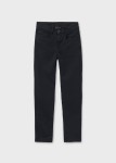 Miękkie spodnie Mayoral Nukutavake slim fit dla chłopca czarne 140-152-160-14-07531-046
