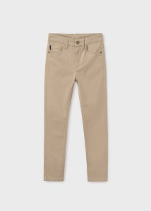 Spodnie beżowe Mayoral Nukutavake slim fit dla chłopca 160-166-14-00582-024