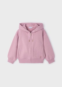 Bluza dresowa Mayoral dla dziewczynki różowa 98-14-04497-080