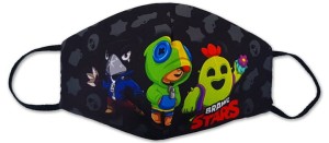Maseczka dwuwarstwowa dziecięca brawl stars