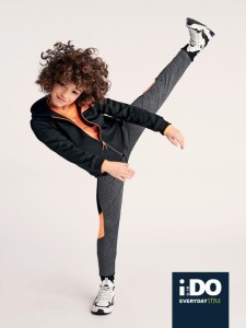 iDO bluza sportowa typu softshell dla chłopca czarna